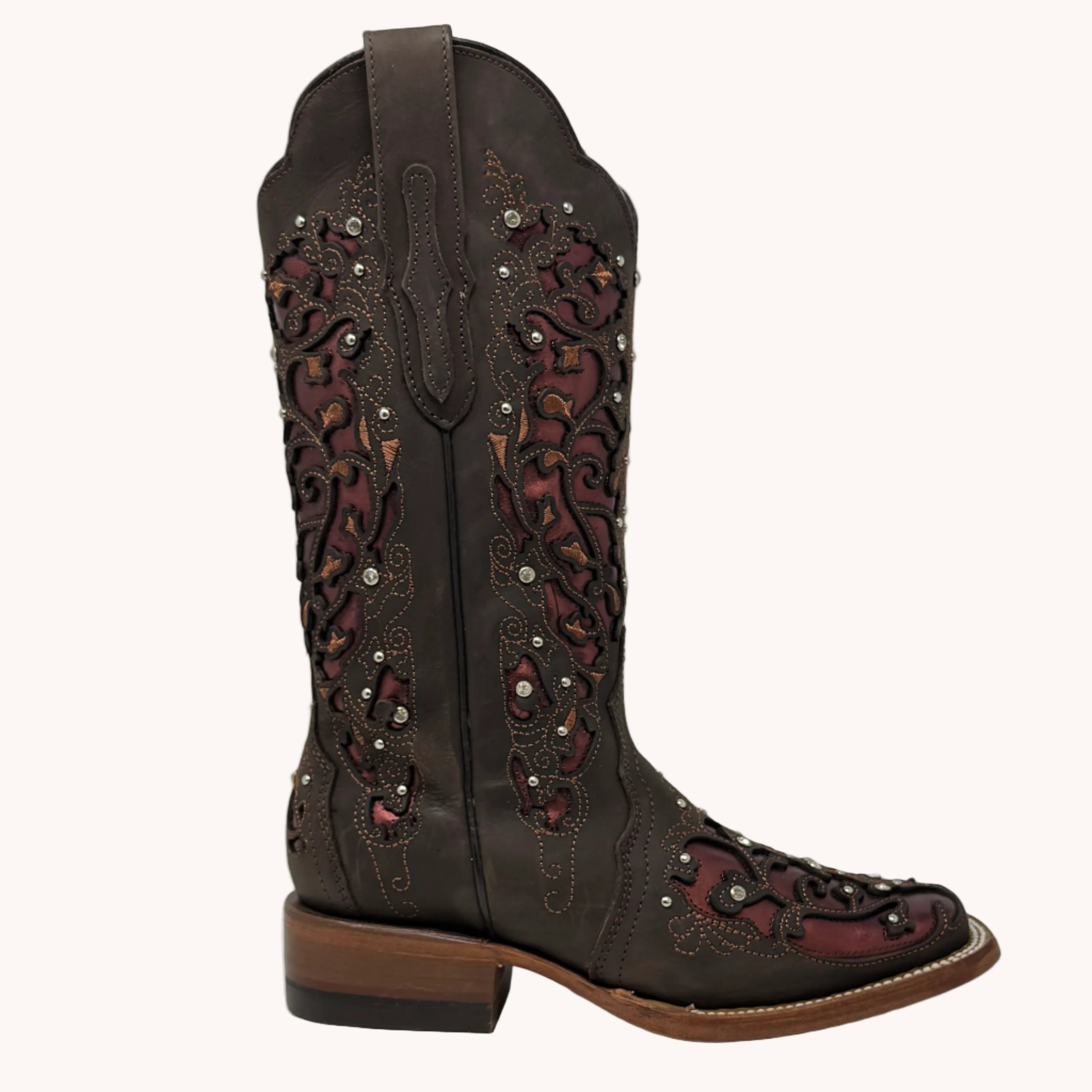 Clarissa- Crazy Choco Burgandy