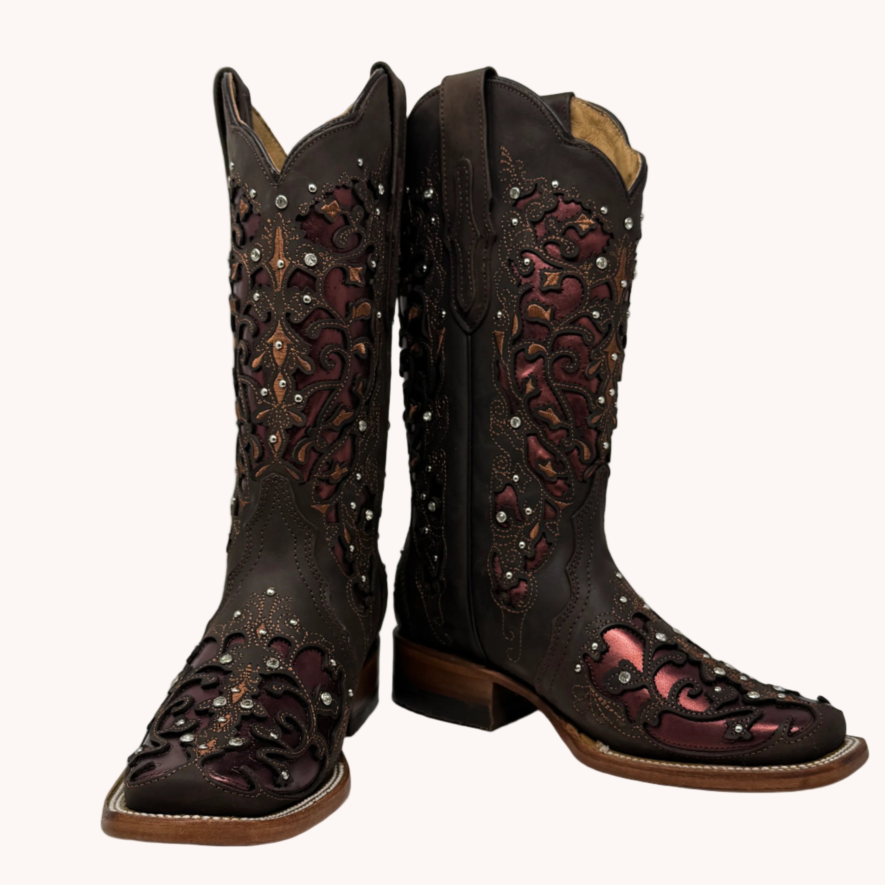 Clarissa- Crazy Choco Burgandy